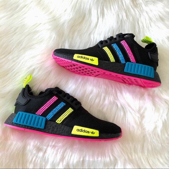 Swarovski Electric Crystal Adidas NMD Neon - Picture 6 of 6